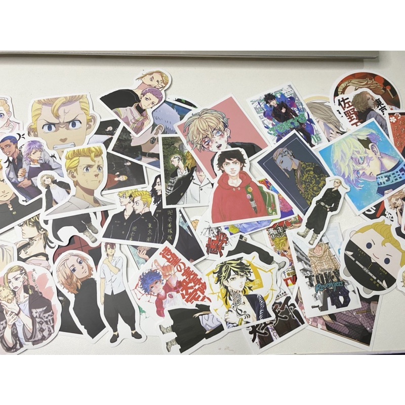 STICKER ANIME - One Piece - Demon Slayer - TOKYO RVENGER - Chainsaw manNGẪU NHIÊN