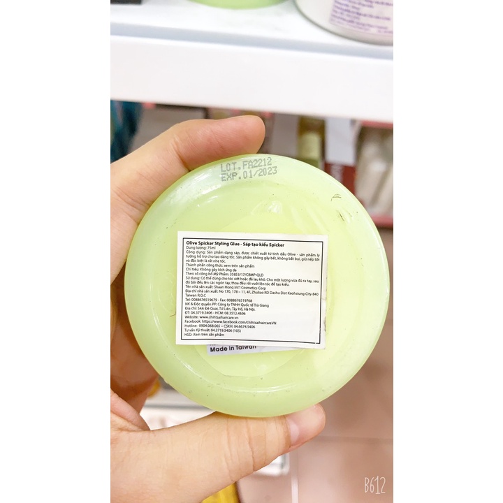 Sáp tạo kiểu Chihtsai Olive Spiker Styling Glue 85ml