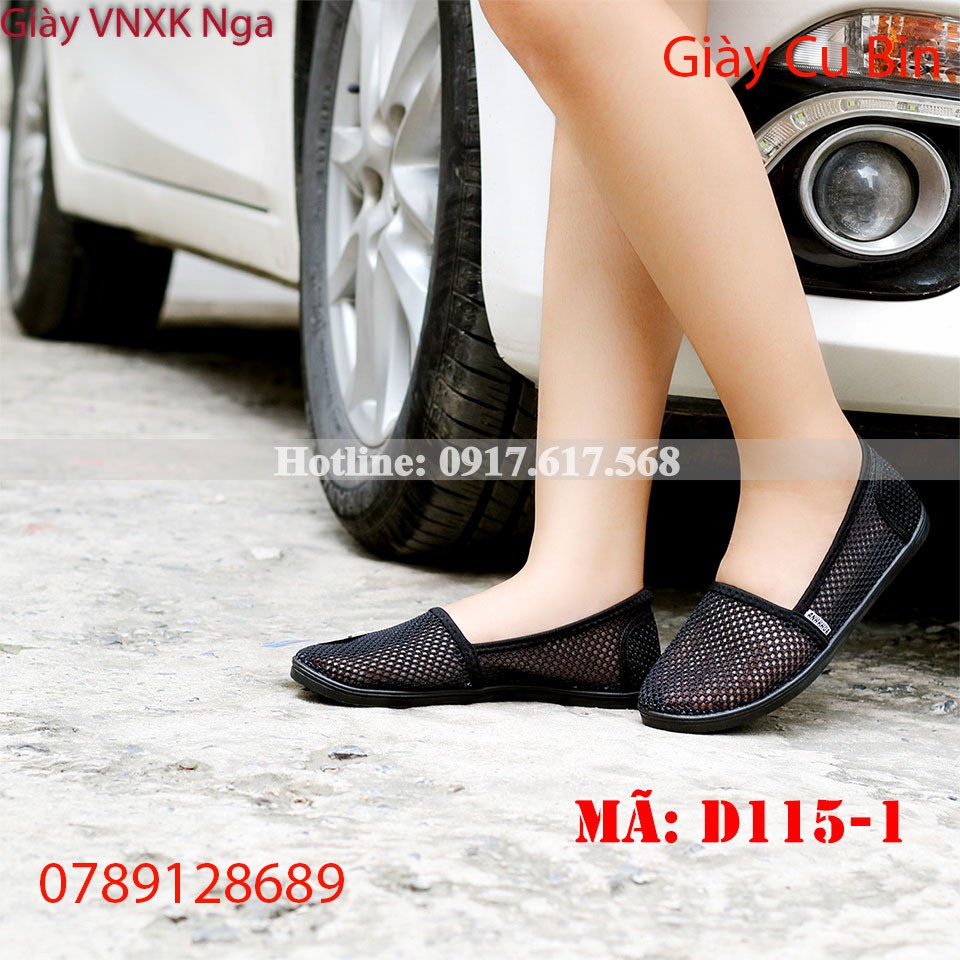 Giày Slip on nữ giá rẻ Anh Khoa D115-1 - Sợi dệt cao cấp dang lưới thoáng mát