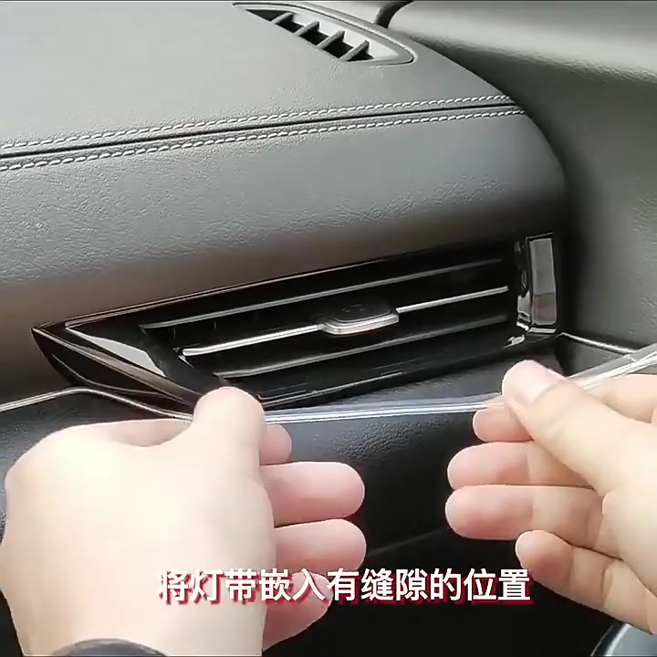 Dây Đèn Led Neon EL Trang Trí Nội Thất Xe Hơi 1M / 3M / 5M DIY