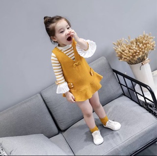 Sét áo yếm xinh bé gái
