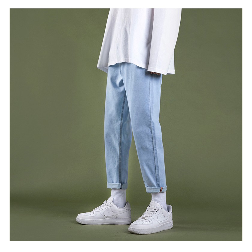 [ TẶNG QUÀ HẤP DẪN ] Quần jean Baggy ống suông rộng, Quần bò nam, nữ S01 20WE Tự Thiết Kế | BigBuy360 - bigbuy360.vn