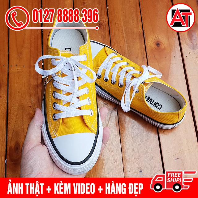 ⚡[KHUYẾN MÃI] Giày Thể Thao CV Classic Vàng Nữ / Nam