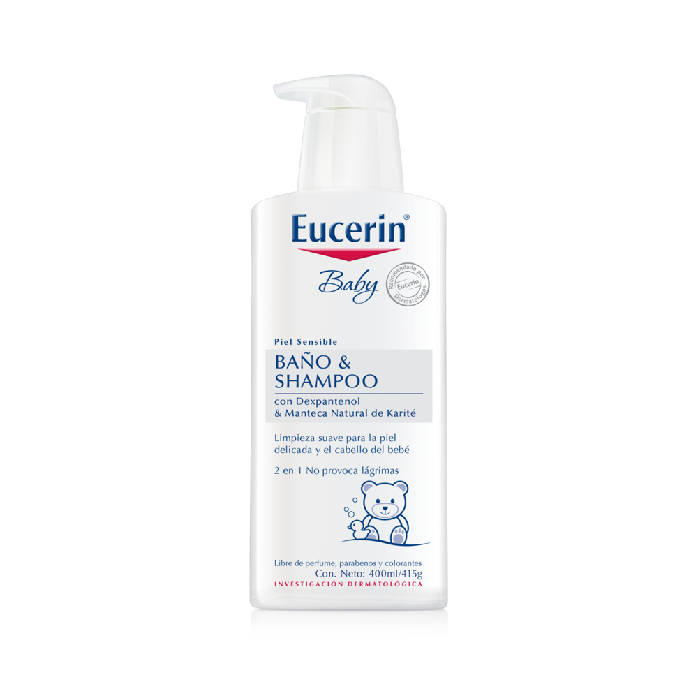 [Mã FMCGMALL -8% đơn 250K] Sữa tắm gội dịu nhẹ cho bé Eucerin Baby Bano &amp; Shampoo 400ml - 69728