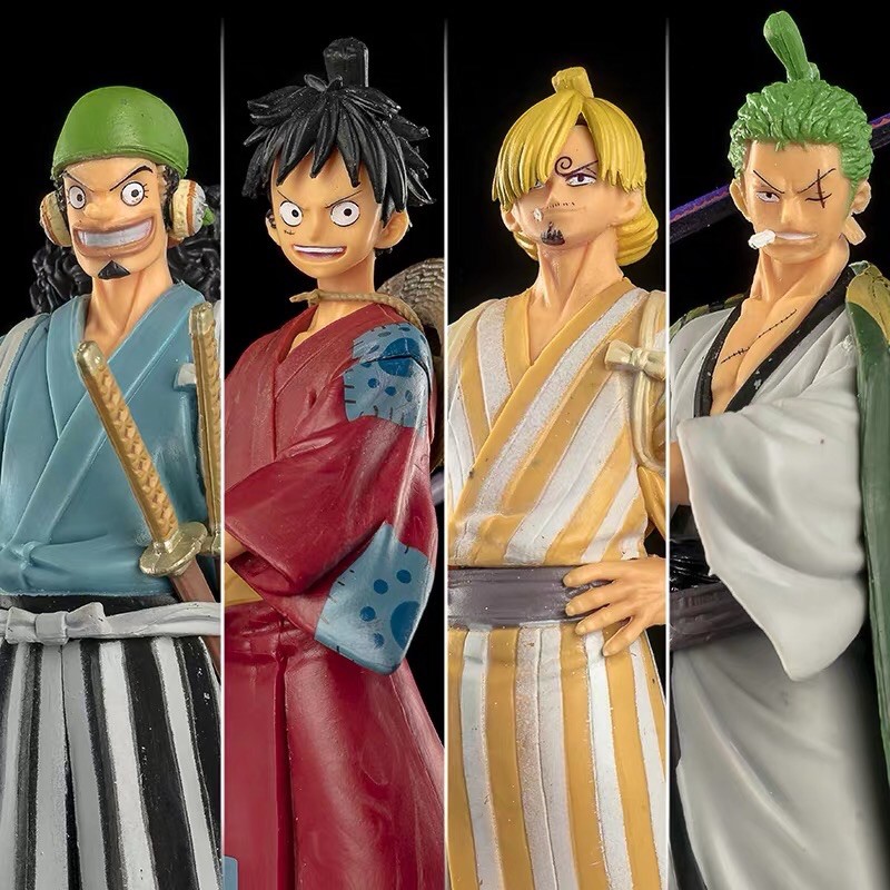 ✨ Ảnh thật ✨ Mô hình nhân vật Luffy - Sanji - Zoro 17cm ✨ One Piece