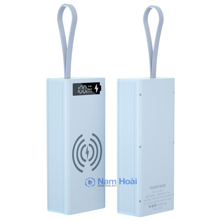 Box sạc dự phòng 16 cell 5V2.1A Không dây bản cao cấp chống ngược cực Mẫu mới 2021