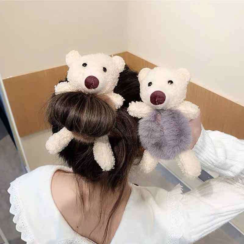 Cột tóc hình thú cưng gấu thỏ dễ thương xinh xắn cho nữ ct5