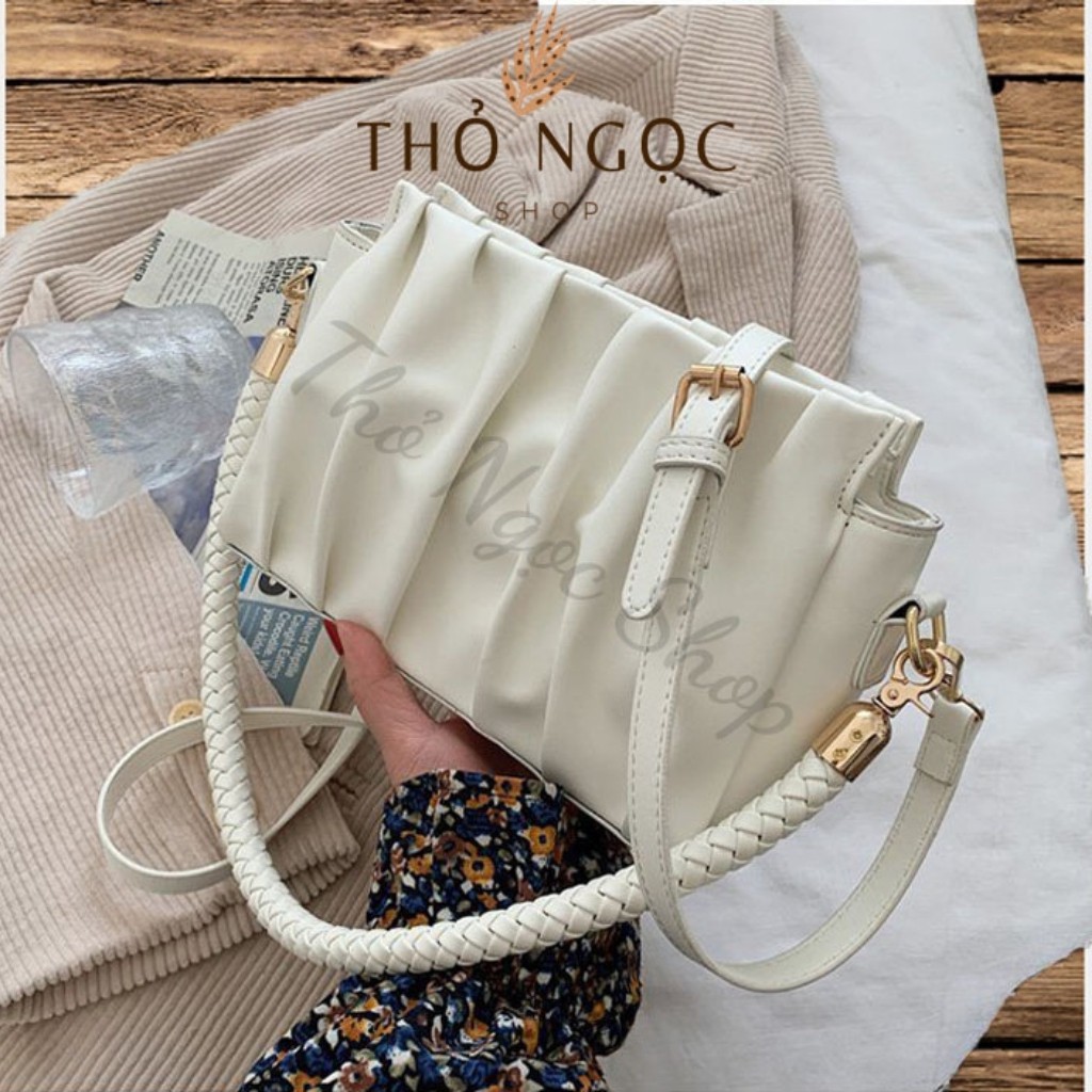 Túi Kẹp Nách Nữ ❤FreeShip❤ Túi Đeo Chéo Nữ Tặng Kèm Dây Kẹp Nách Chất Da Đẹp Size 24