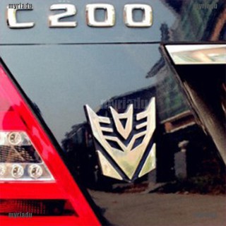 Sticker Logo Transformers 3D Dán Trang Trí Xe Hơi