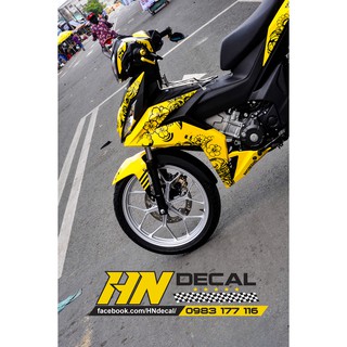 Tem Trùm Winner 150 Vàng Sắc Hoa