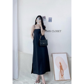 ĐẦM DÂY XUÔNG LINEN