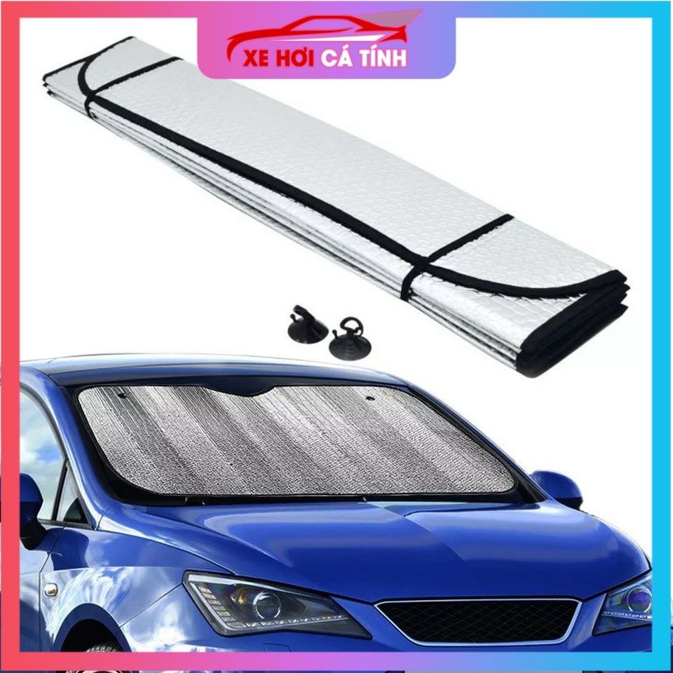 [⚡️FLASH SALE] [Bán buôn]  Hàng loại 1 Tấm chắn nắng kính lái trong xe ô tô - chống nóng xe hơi - size 1m40x70cm - phù h