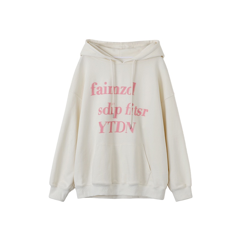 NRVP Áo Hoodie Nữ Tay Dài Dáng Rộng Thời Trang Phong Cách Hàn Quốc