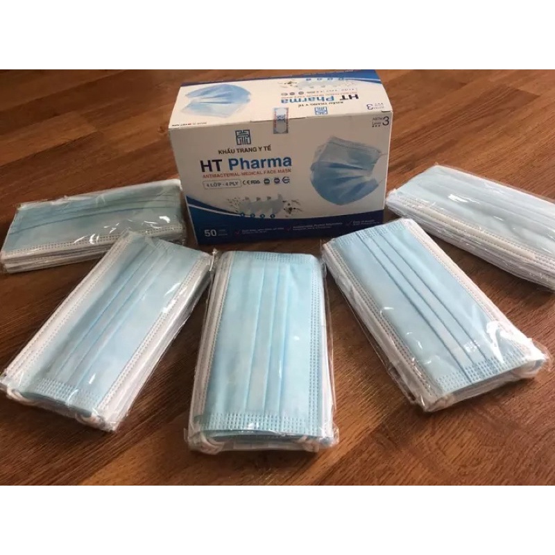 Khẩu trang y tế 4 Lớp HT Pharma