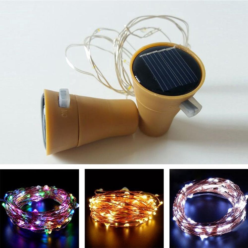 Dây Đèn Led 10 Bóng Sử Dụng Năng Lượng Mặt Trời