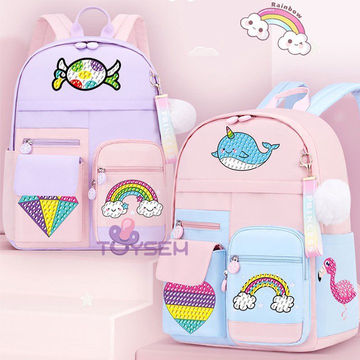 Combo 12 tranh tô hạt màu toysem tập vẽ cho bé từ 3 tuổi - Quà tặng sinh nhật cho trẻ em