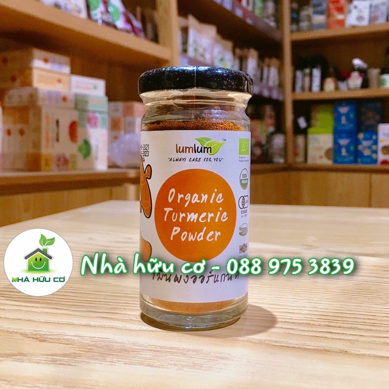 Bột nghệ hữu cơ Lumlum 30g - Organic Turmeric Powder - Date: 28/8/2022 - Nhà Hữu Cơ