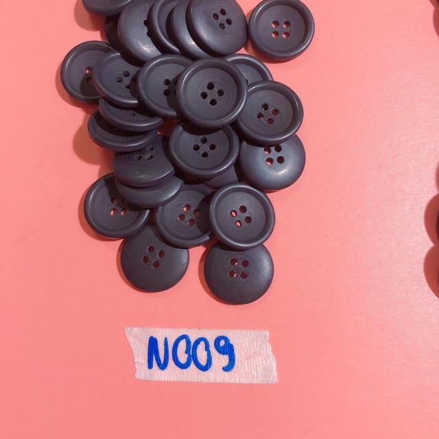 Combo 10 nút áo,cúc áo,khuy áo size vừa N009-N012