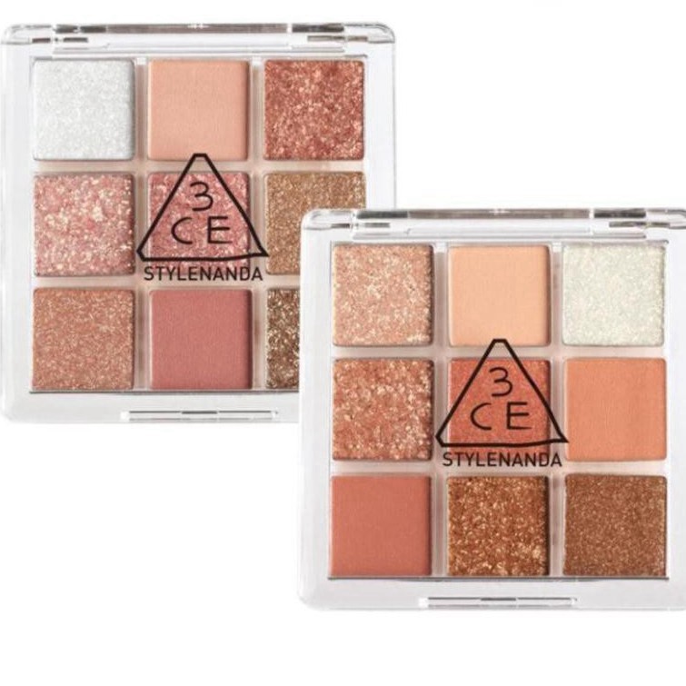 [CHÍNH HÃNG] Bảng Phấn Mắt 3CE 9 Ô Nhiều Màu Thời Trang Trẻ Trung 7g, Phấn Mắt Nhũ Lấp Lấp Hàn Quốc