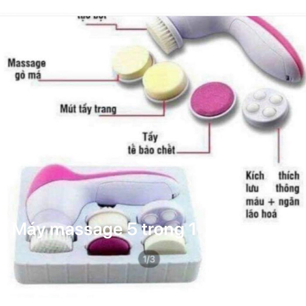 Máy Massage Mặt 5 In 1 Beauty Care Masserger