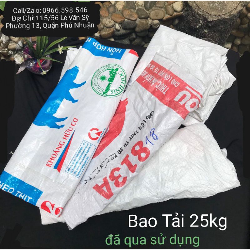 Bao tải 25kg đã qua sử dụng / bao tải đựng hàng / bao tải dứa