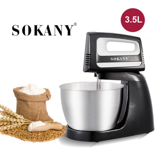 Máy đánh trứng, nhà bột, đánh kem cầm tay - để bàn đa năng SOKANY
