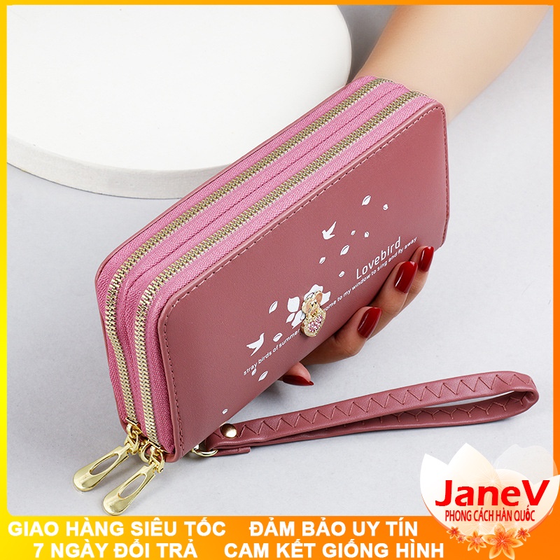 Ví Nữ Dài Cầm Tay Cao Cấp Sang Trọng Phong Cách Hàn Quốc TVNN399