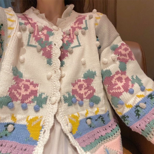 Áo len cardigan