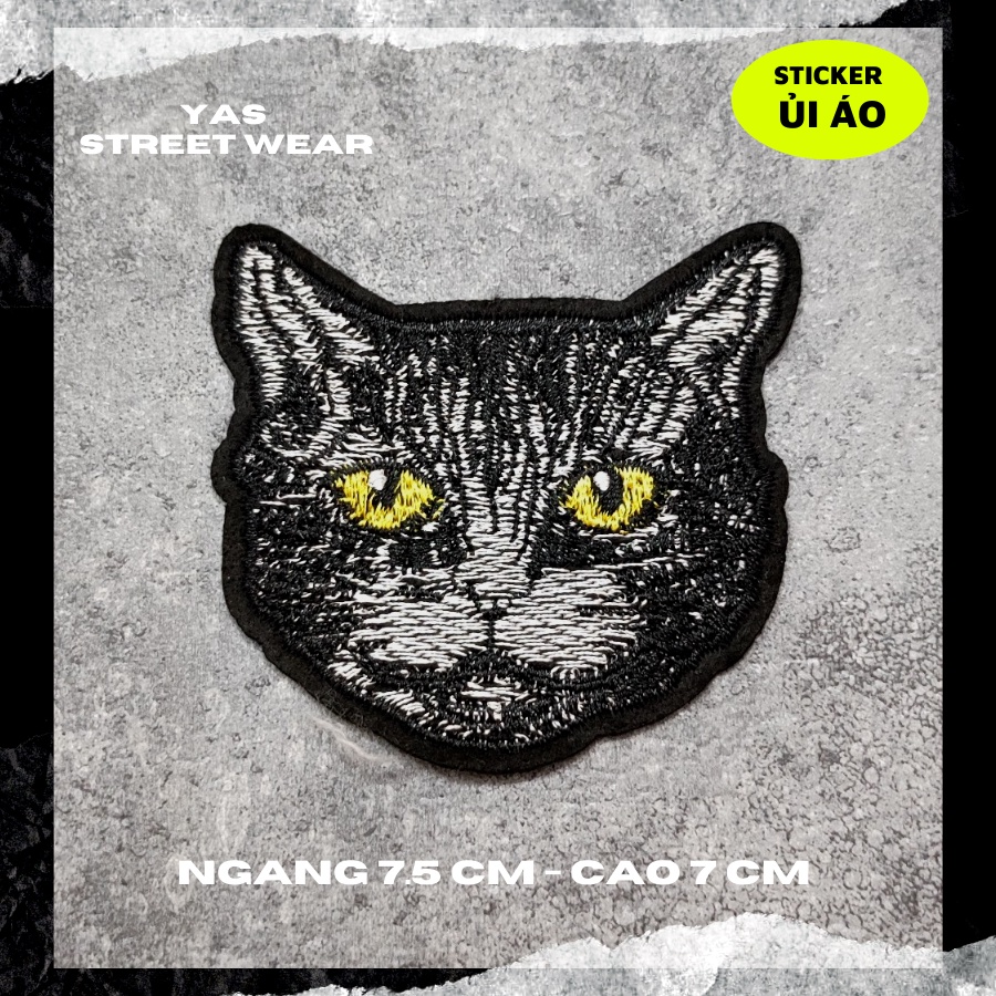 Sticker ủi áo cao cấp, miếng dán quần áo dùng làm Patch ủi, miếng vá quần áo, vá áo phao, trang trí BALO