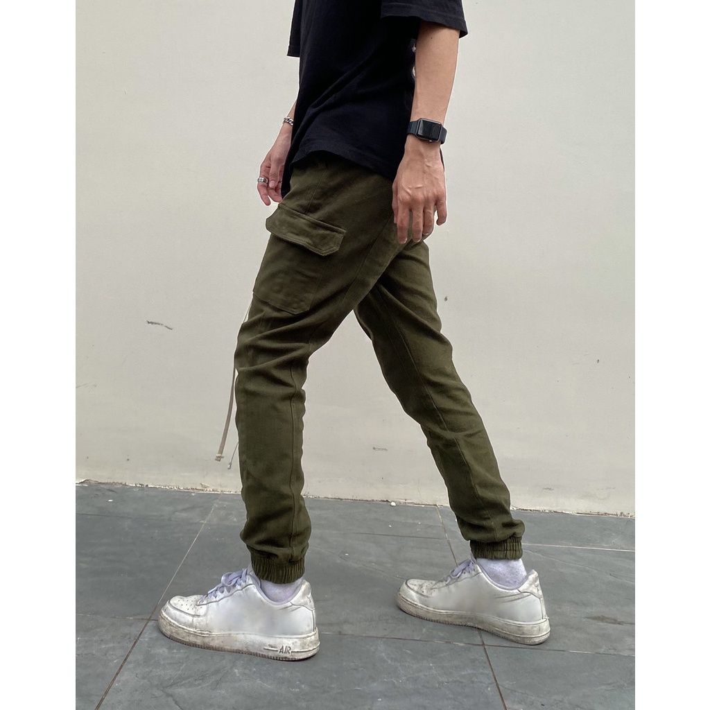 Jogger kaki jean Nam, jogger bò dày dặn, form slim lên dáng cực chuẩn, 3 màu dễ lựa chọn