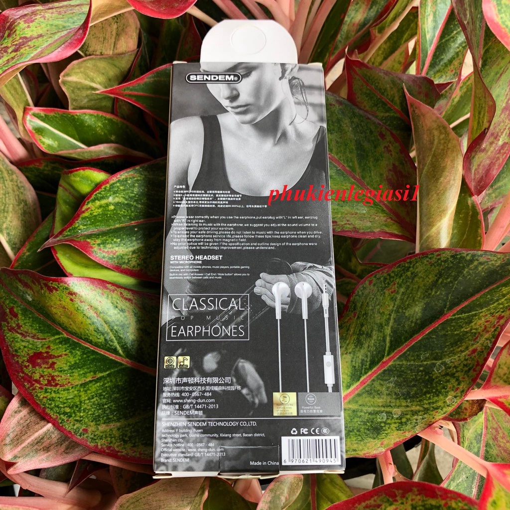 Tai nghe Sendem mã V6 jack 3.5mm