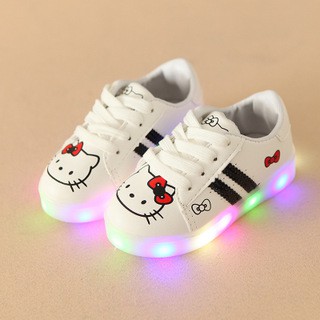 Giày kitty đèn led cho bé gái. - mã sản phẩm g-đl15