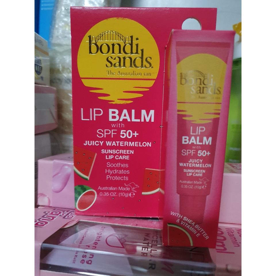 Son dưỡng môi chống nắng đủ vị thơm tự nhiên Bondi Sands Australia Suncare Lip Balm SPF50 - 25ml