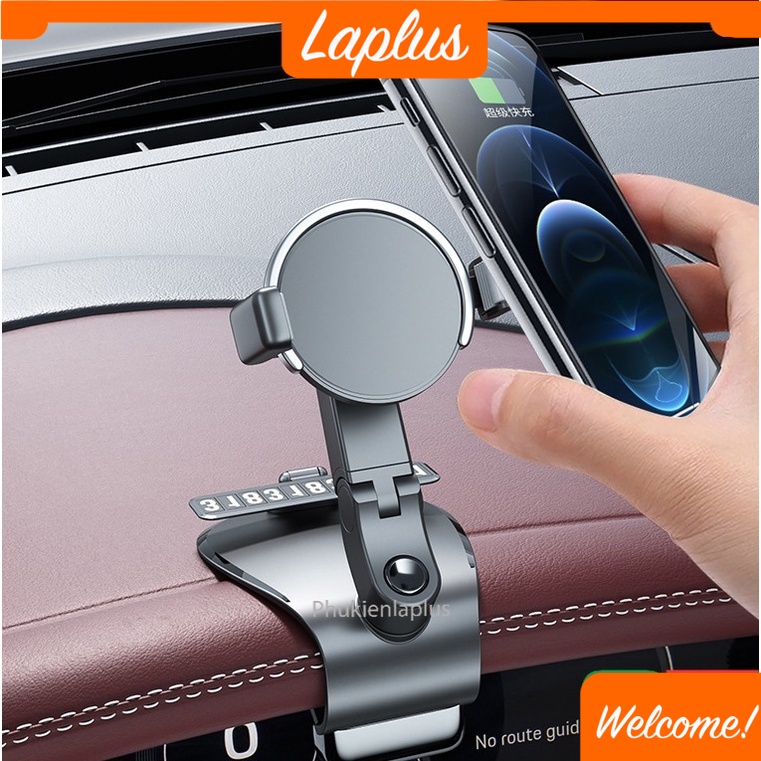 Giá đỡ điện thoại ô tô có trục xoay 360 độ