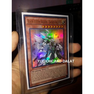 Thẻ bài yugioh chính hãng Black Luster Soldier – Sacred Soldier – Ultra Rare