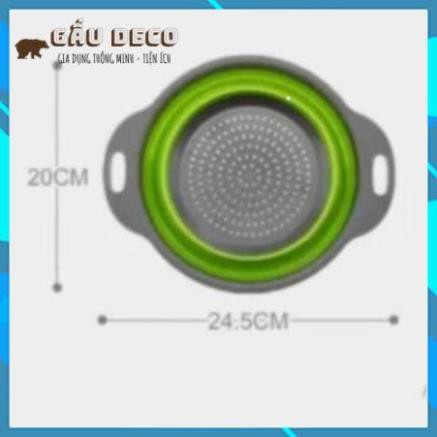 [FREESHIP] Rổ silicon gấp gọn (tròn) – Tiện nghi, ngăn nắp
