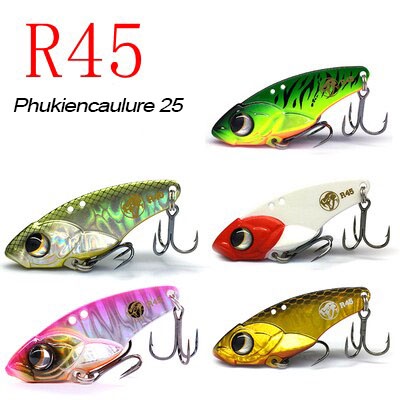 Mồi giả cá sắt câu lure R45 Lurefans Phukiencaulure25 Cá sắt R45 lưỡi BKK sắc bén, chuyên câu cá lóc,chuối, cá mương...