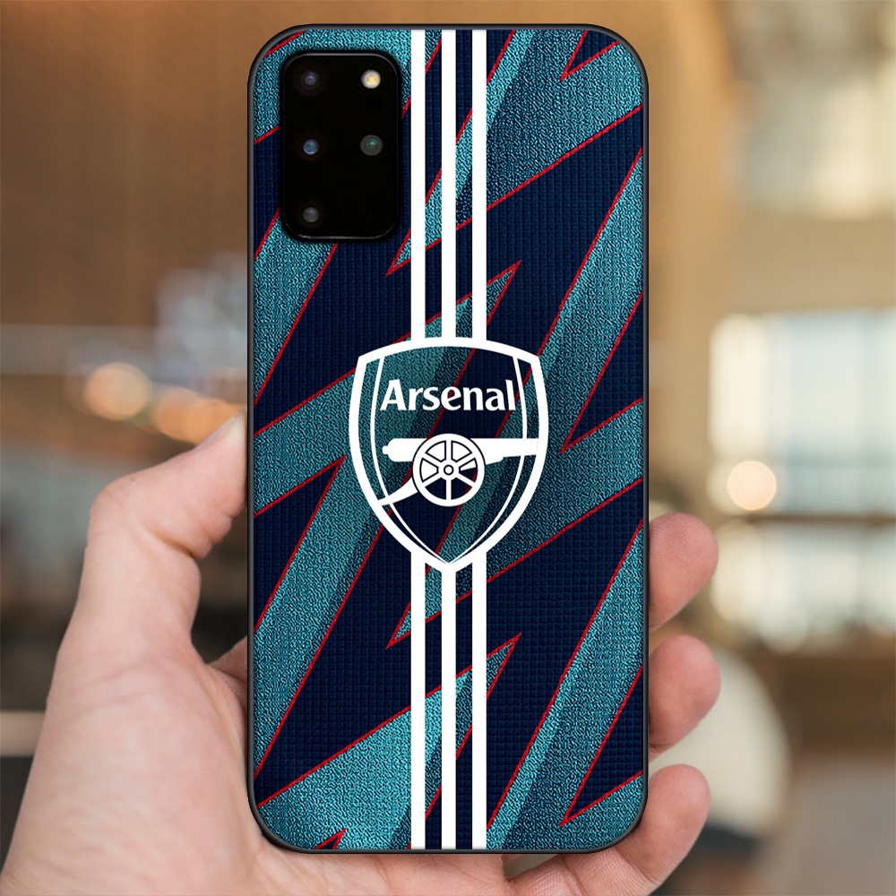 Ốp lưng Samsung S20 Plus viền đen in hình Arsenal FC