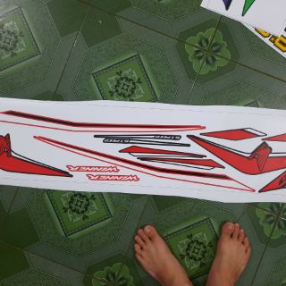 Tem rời dán xe winner 150 đặt in