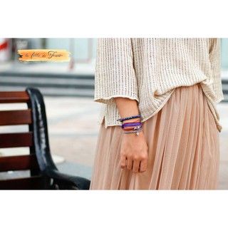 SET VÒNG TAY HANDMADE - SET VÒNG TAY HANDMADE - vòng đeo tay phối chuỗi hạt kiểu Boho thời trang cho nữ