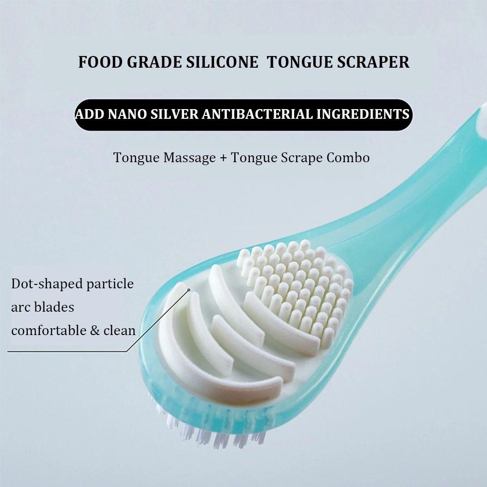 Dụng Cụ Vệ Sinh Lưỡi Hai Mặt Có Thể Tái Sử Dụng Cho Nữ