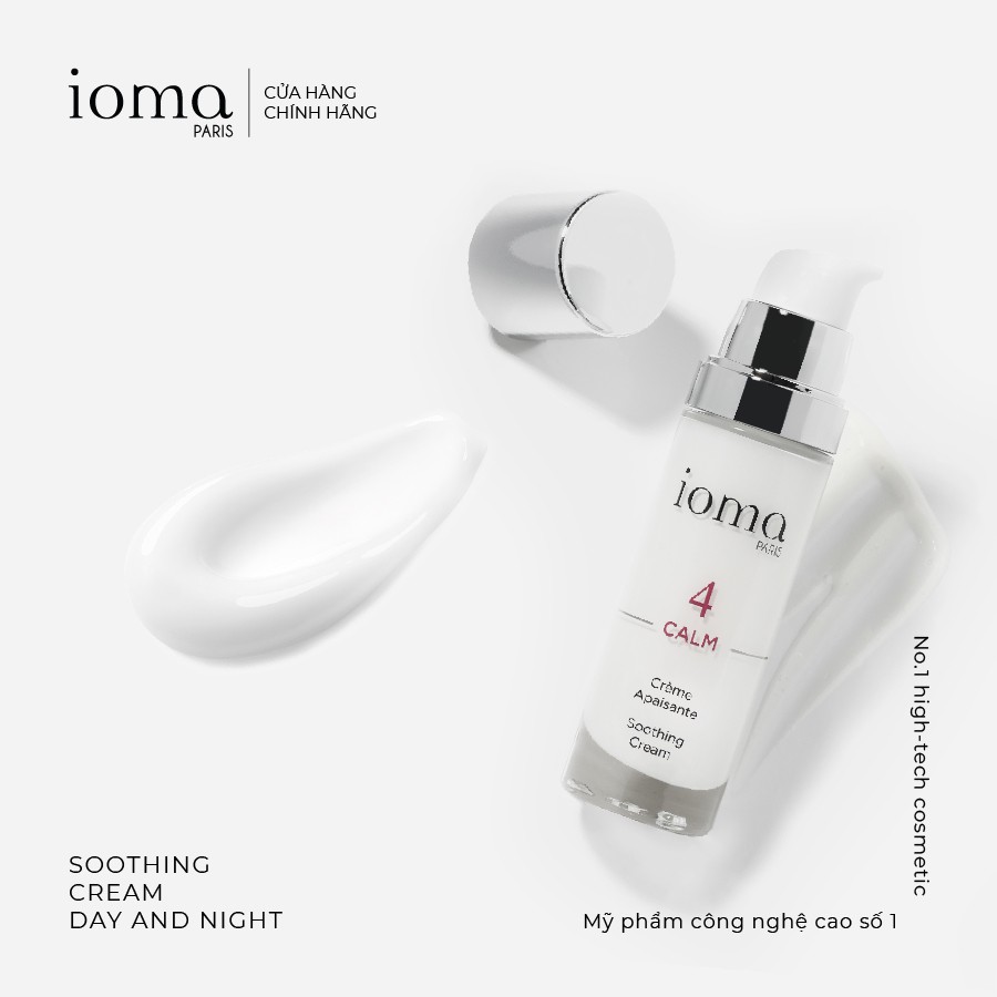 Kem dưỡng cho da nhạy cảm Ioma Paris Soothing Cream Day and Night - 30ML