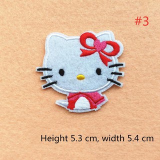 Sticker ủi thêu hình Hello Kitty