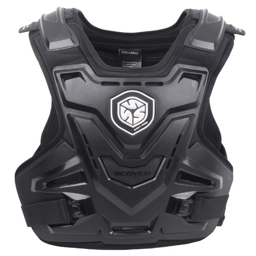 ÁO GIÁP BẢO HỘ MOTO TAY NGẮN SCOYCO-AM07-BLACK
