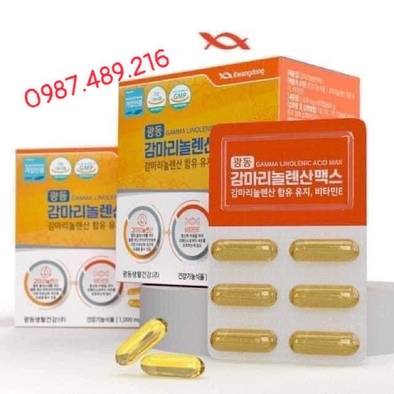 [SỈ TẬN GỐC] Viên Uống Hoa Anh Thảo KWANGDONG Hàn Quốc