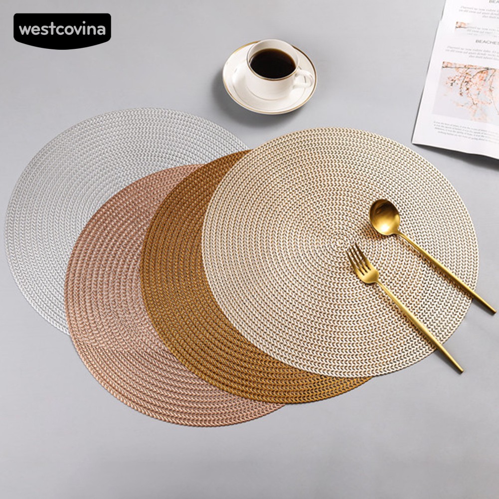 Thảm Lót Bàn Ăn Hình Tròn Cách Nhiệt Chống Trượt