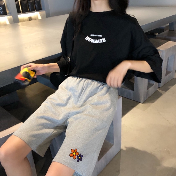 SUXI Quần Short Ống Rộng Kiểu Dáng Hàn Quốc