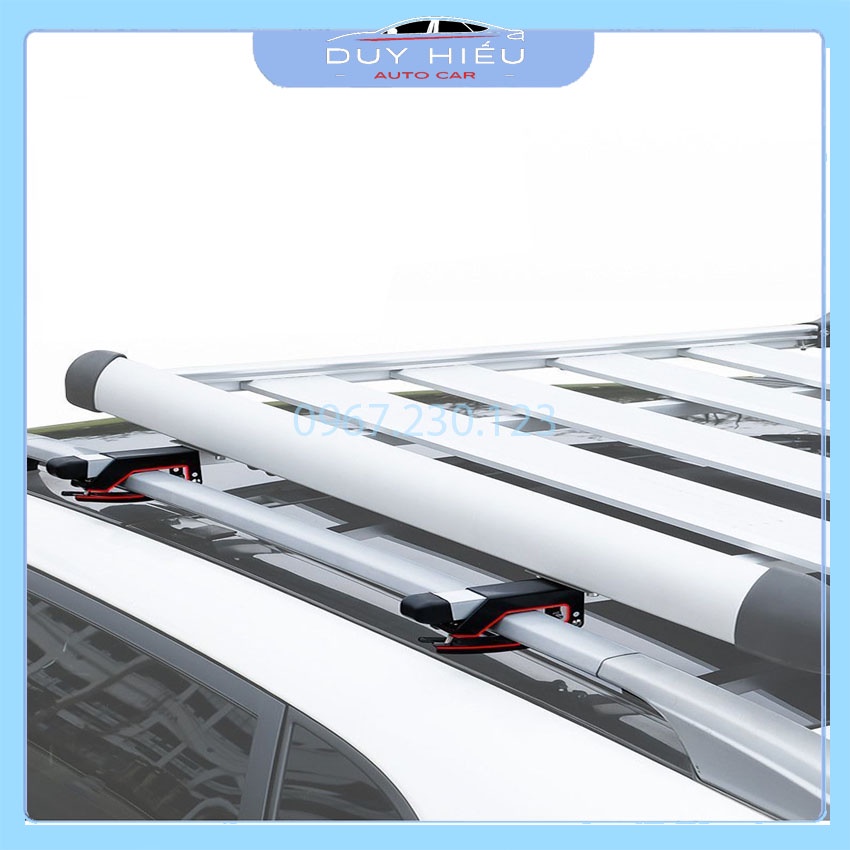 Baga Nóc Ô TÔ Chở Hàng Giá Nóc Xe Ô TÔ Vuông 5 Chỗ Hợp Kim Nhôm Chịu Lực