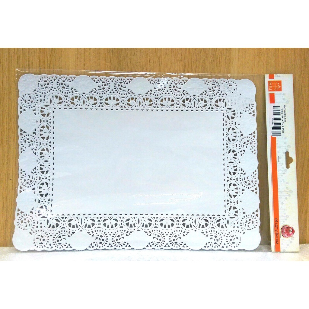 380đ/cái Combo Giấy Lót Bánh Hình Chữ Nhật - 250 cái/Xấp