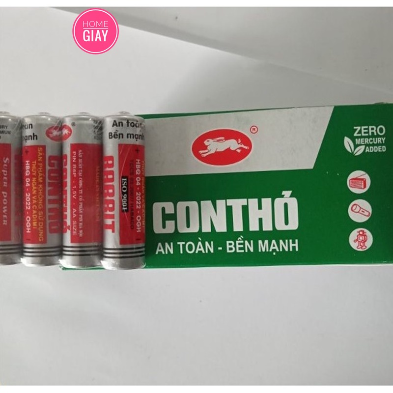 Pin con thỏ AA thế hệ mới R03P home giay